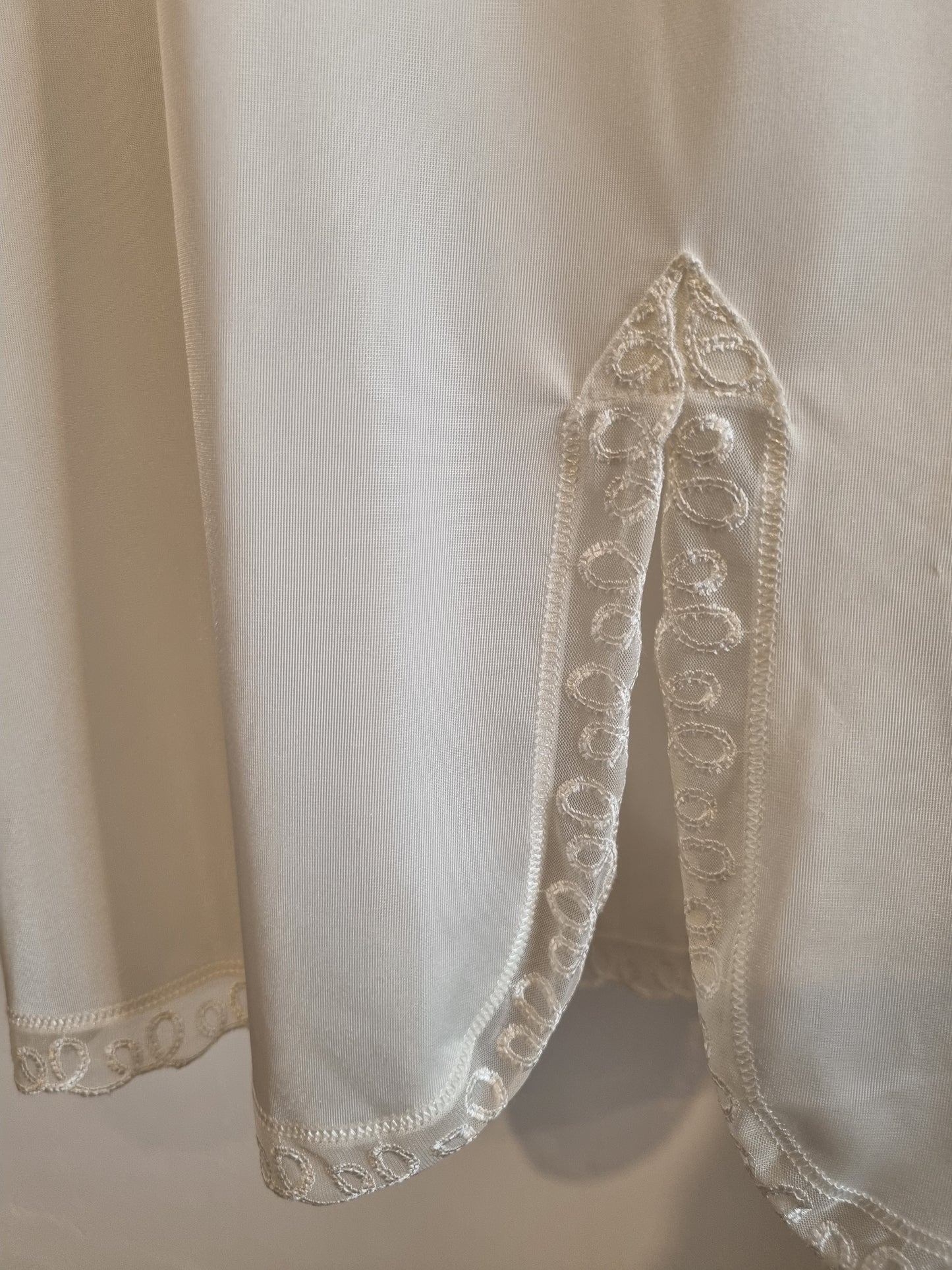 Vintage St Michael Lace Slip Skirt Made in the UK for Elegant Styling