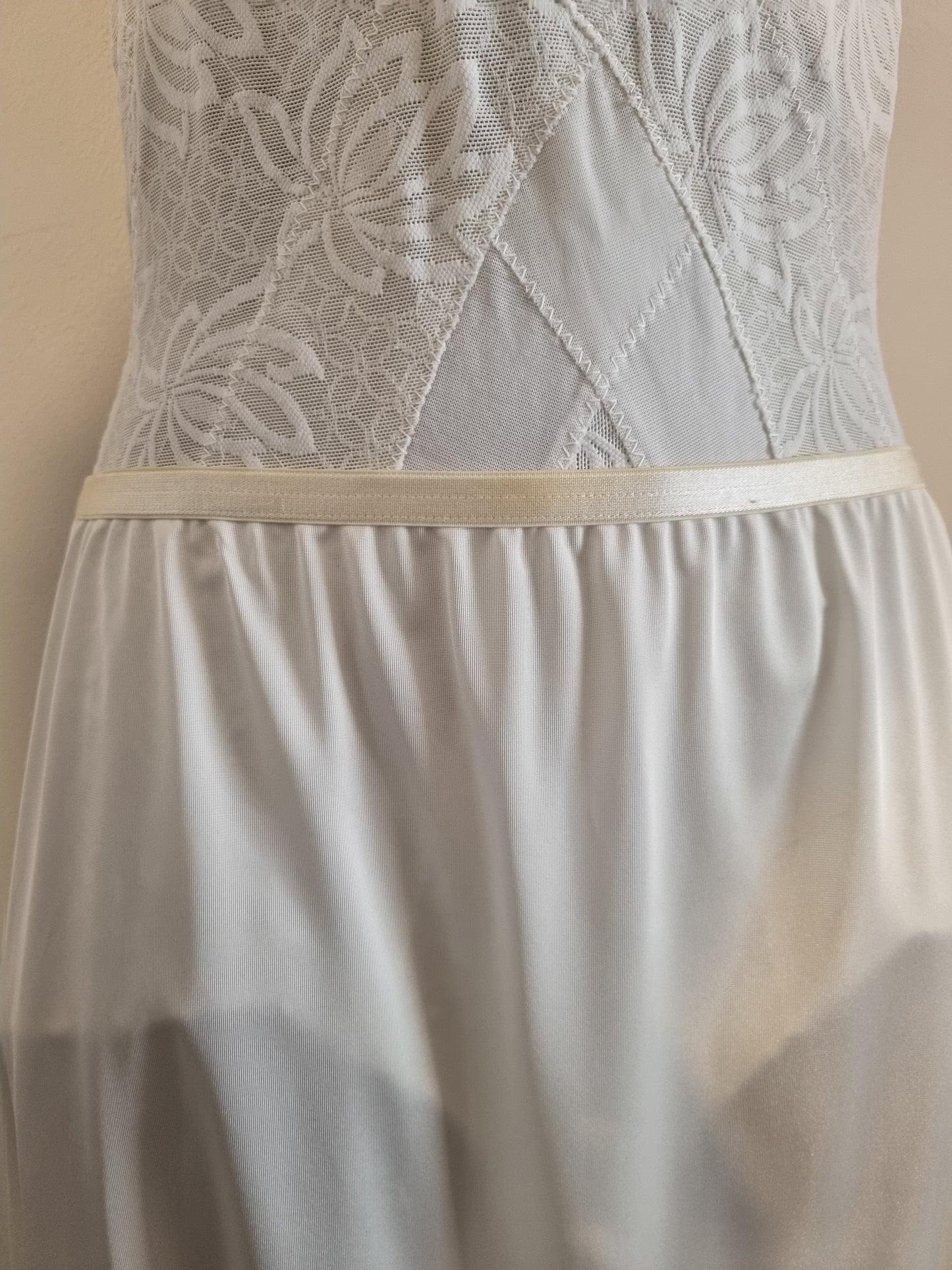Vintage St Michael Lace Slip Skirt Made in the UK for Elegant Styling