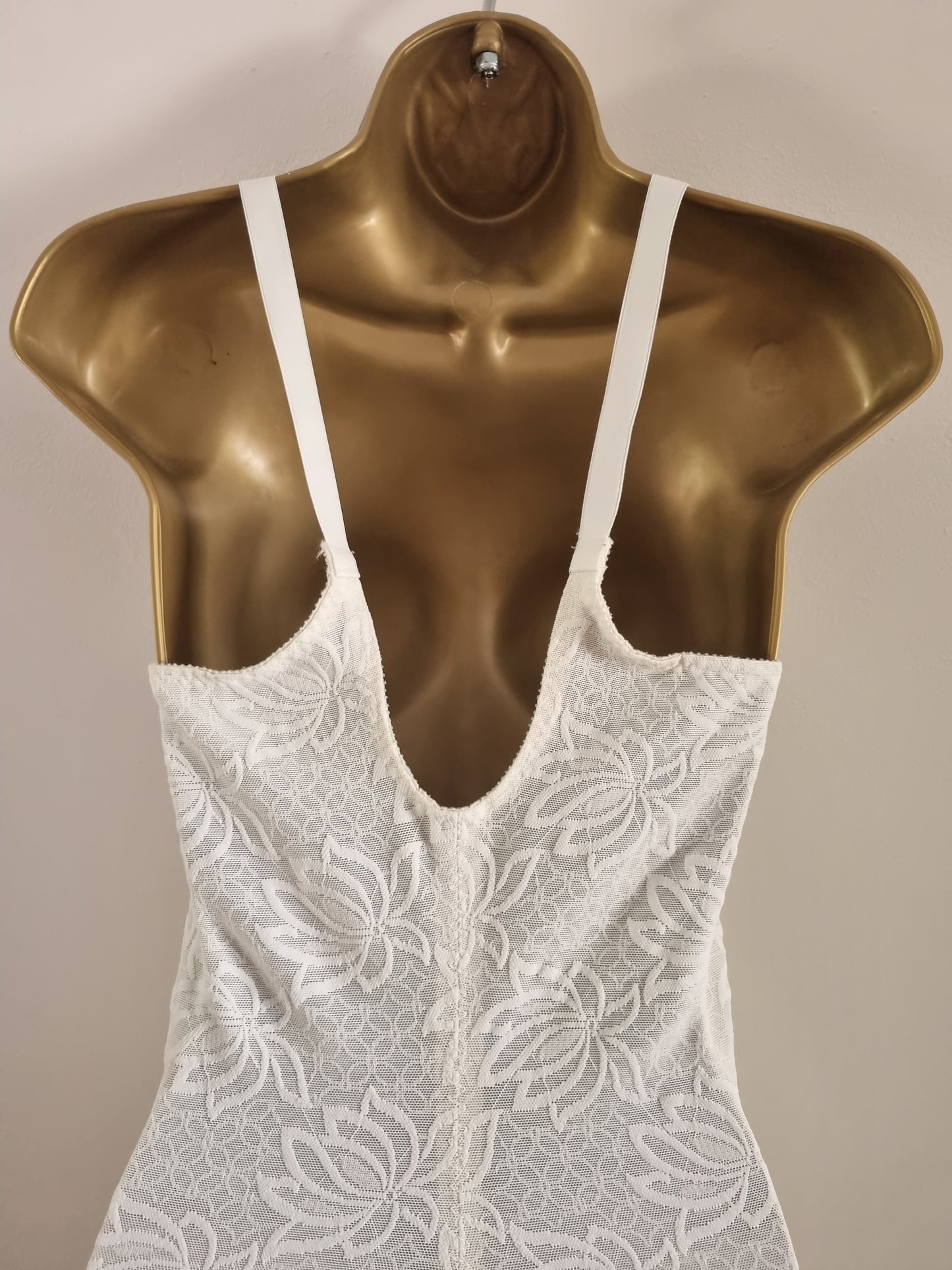 Bodysuit Vintage Lace Berlei Instant Slimming Crossover Design