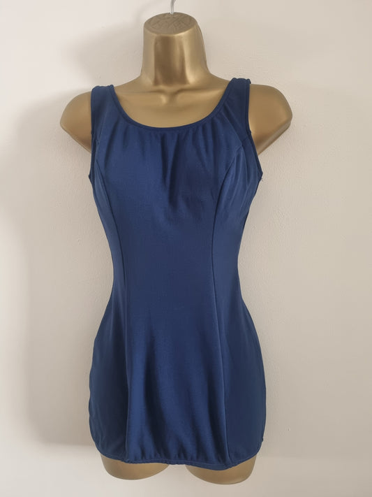 1960s Slix Rego Swimming Costume UK12 Vintage Swimwear One-Piece - Vintage Appreciation Society