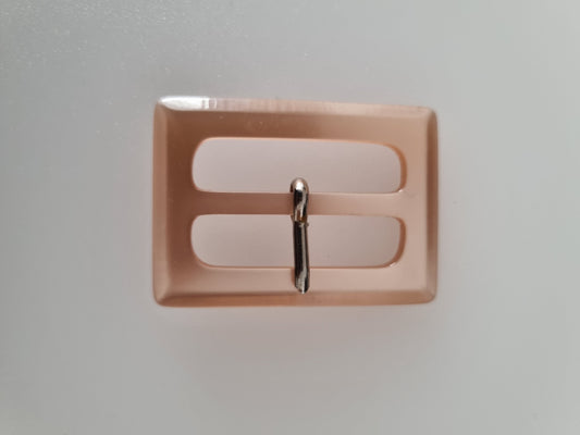 Vintage Buckle Pearlised Pale Pink. For Belts, Sewing, Scarves, Crafts