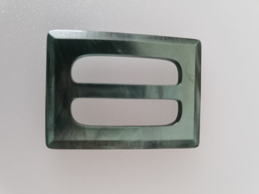 Vintage Buckle Green. For Belts, Sewing, Scarves, Crafts