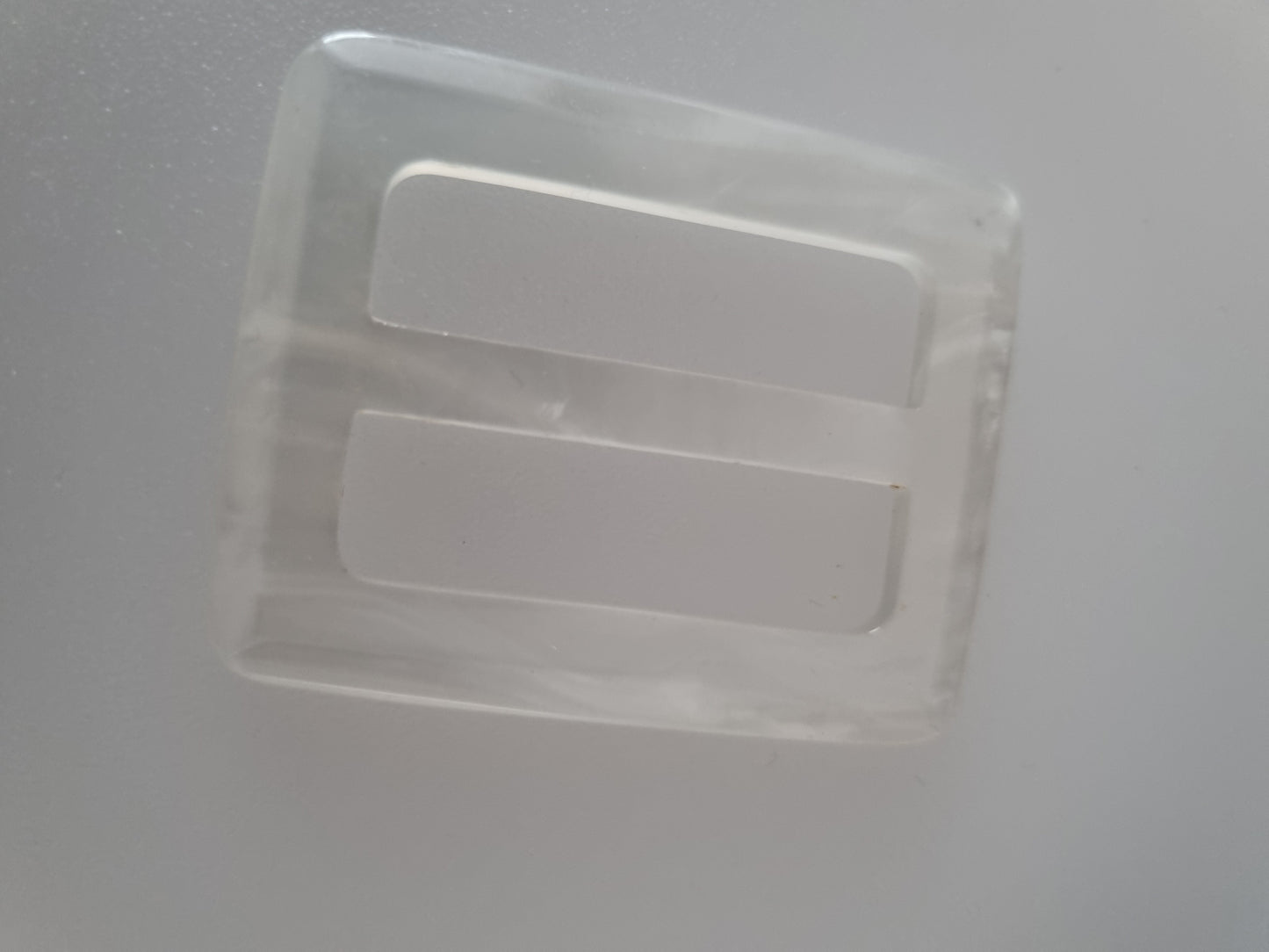 Vintage Buckle Pearlised White. For Belts, Sewing, Scarves, Crafts