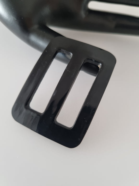 Vintage Buckle Black. For Belts, Sewing, Scarves, Crafts
