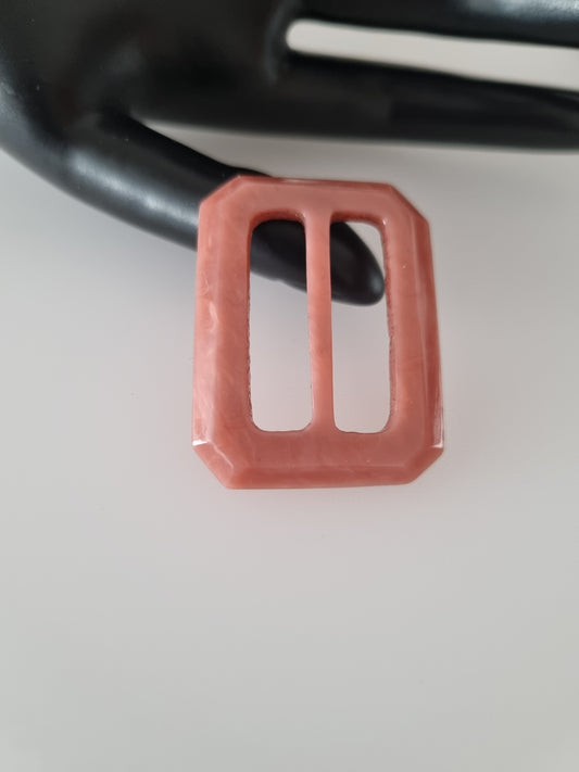Vintage Buckle Dusty Pink. For Belts, Sewing, Scarves, Crafts
