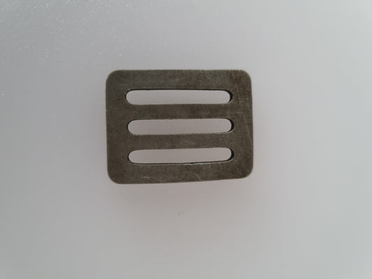 Vintage Buckle Grey. For Belts, Sewing, Scarves, Crafts
