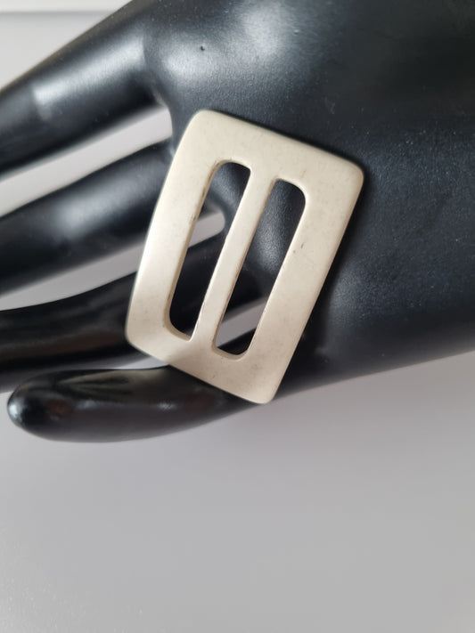 Vintage Buckle Cream. For Belts, Sewing, Scarves, Crafts