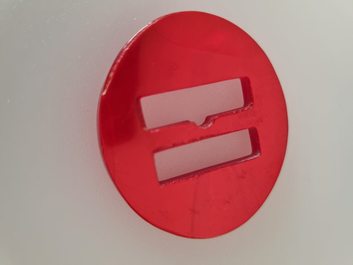 Vintage Buckle Red. For Belts, Sewing, Scarves, Crafts