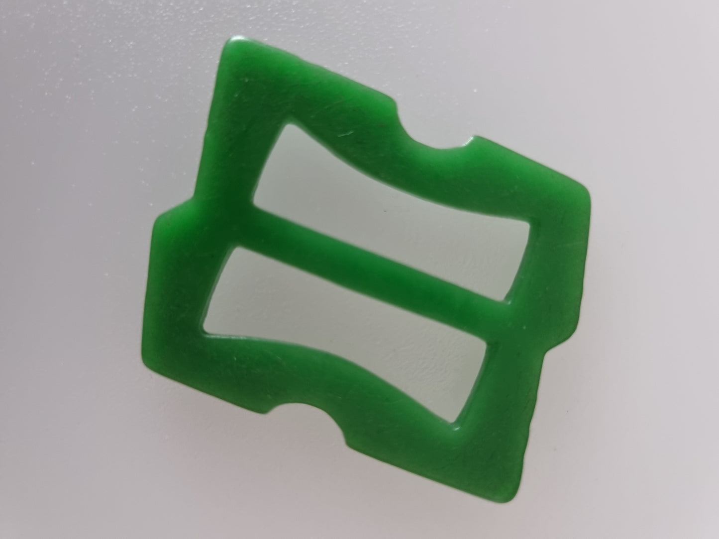 Vintage Buckle Green. For Belts, Sewing, Scarves, Crafts