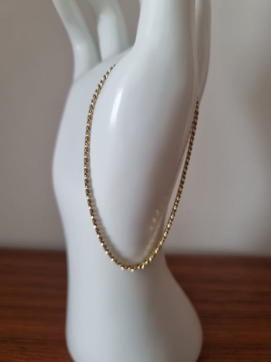 Vintage Bracelet Gold Tone Costume Jewellery