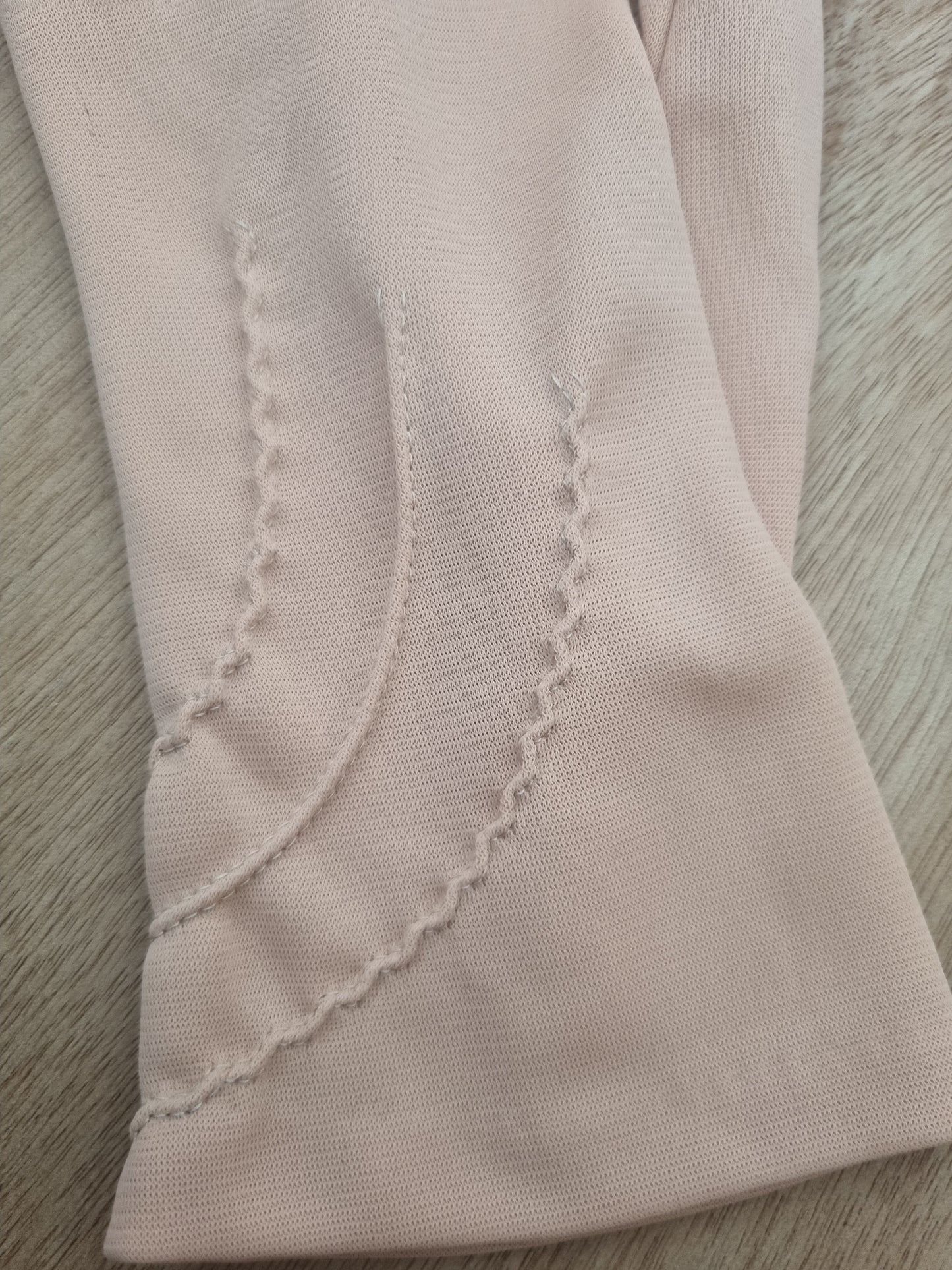 Vintage Gloves Peach Short Nylon Portugese