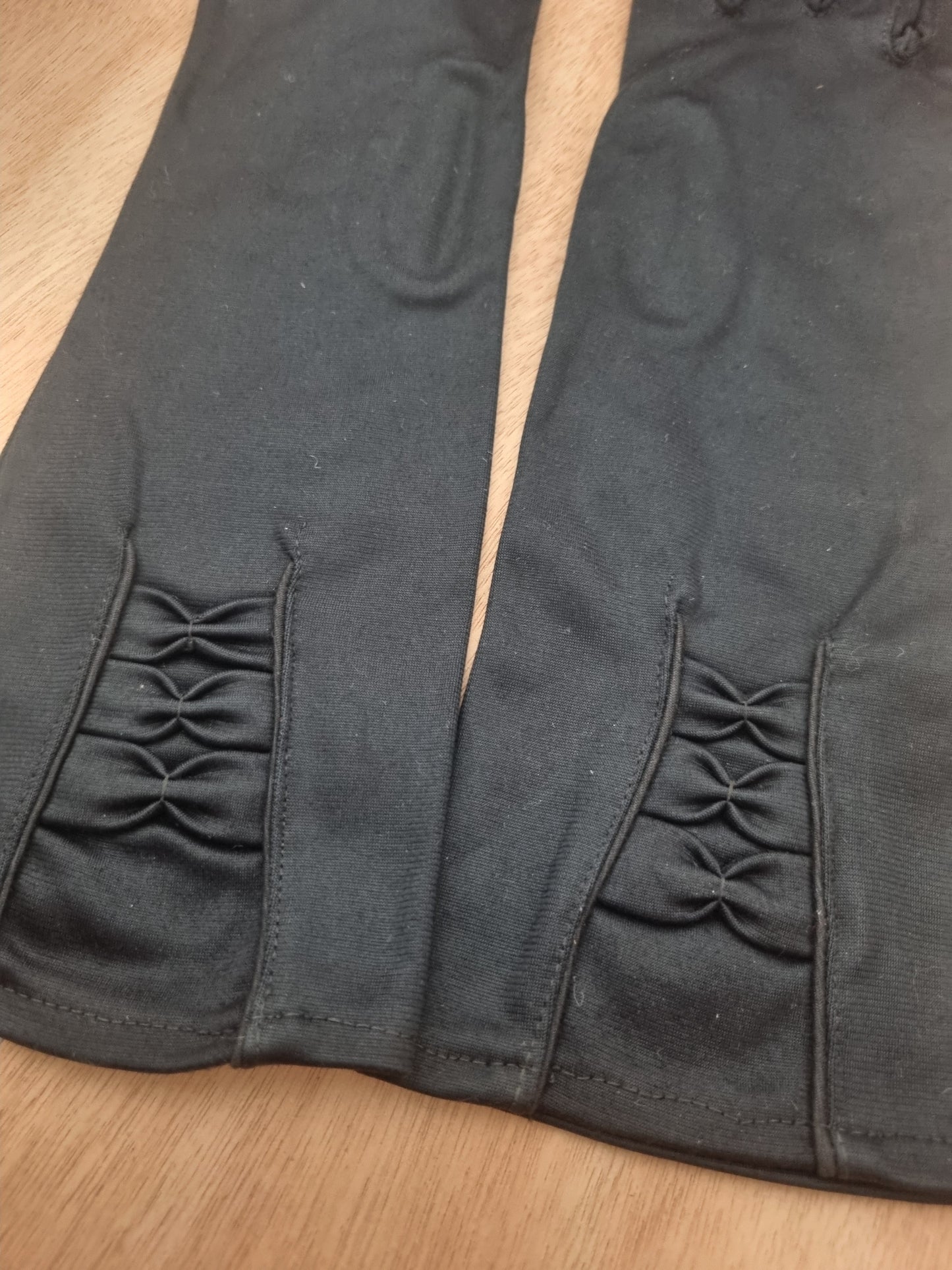 Vintage Gloves Long Polymix Black