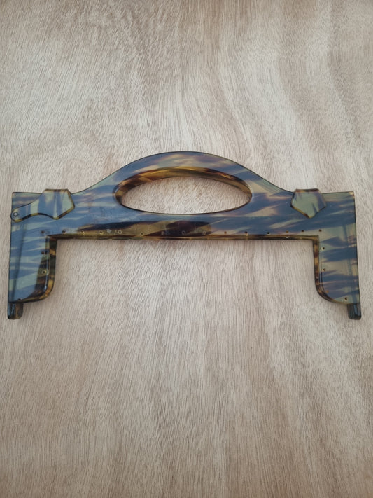 Vintage Handbag Handle for Bag Making. Bakelite Tortoiseshell 50s Top Handle. Haberdashery