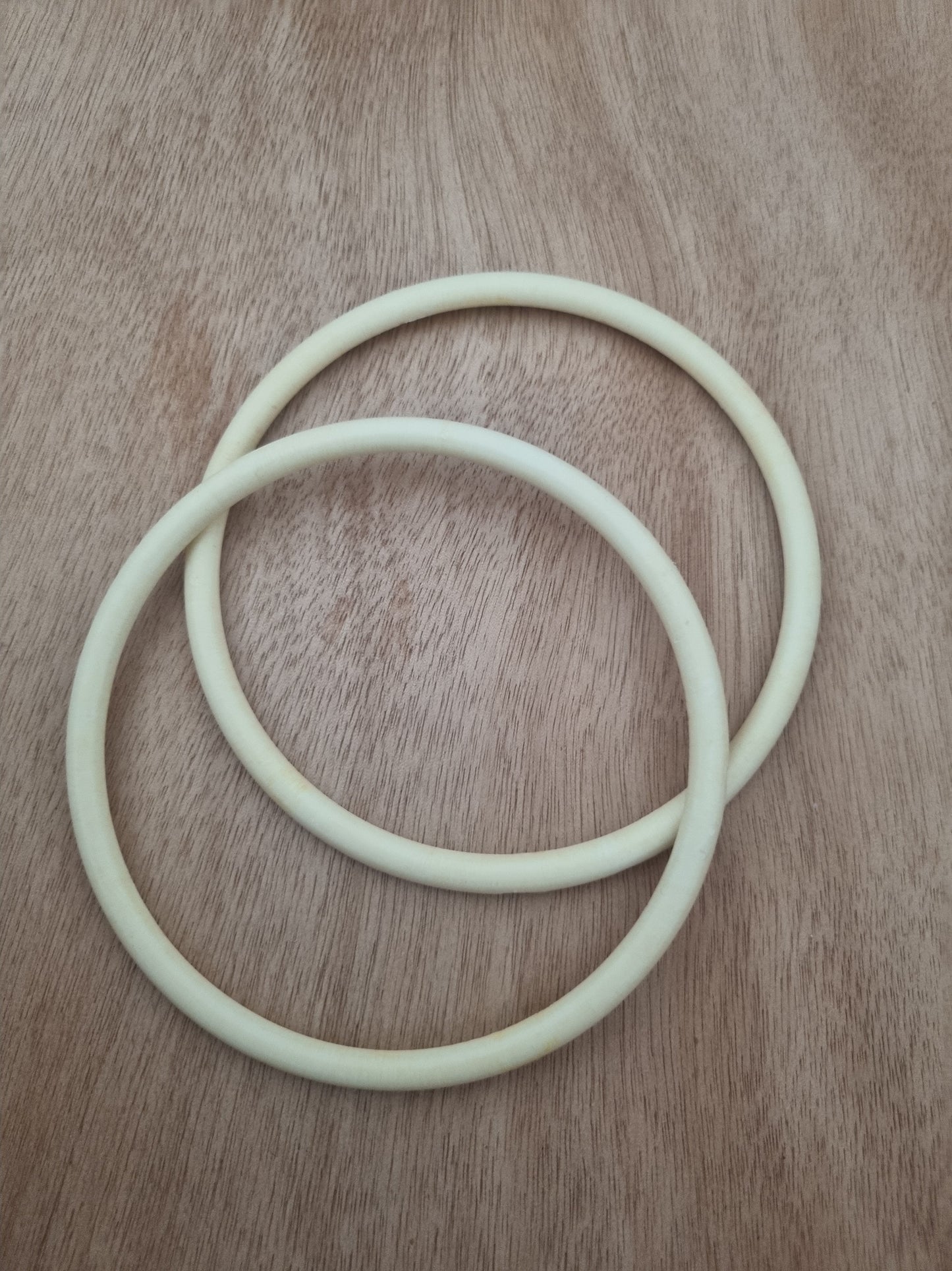 Vintage Handbag Handle for Bag Making. 60s Cream Plastic. Haberdashery