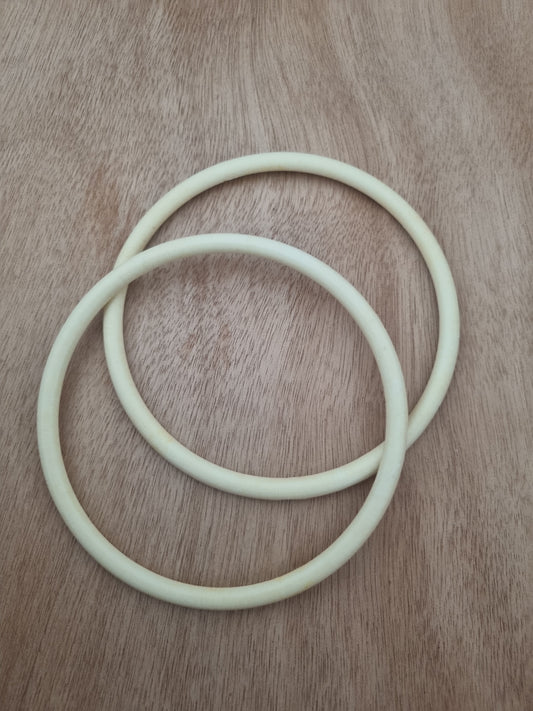 Vintage Handbag Handle for Bag Making. 60s Cream Plastic. Haberdashery