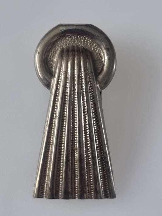 Vintage Dress Clip Metal Art Deco