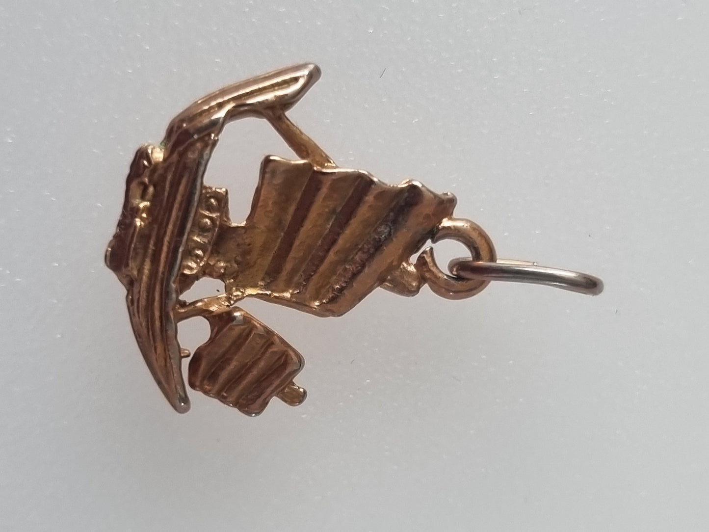 Vintage Charm Boat Sailing Shop Gold Tone