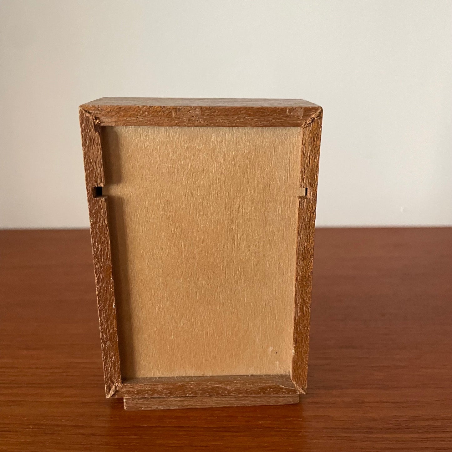 Dolls House Furniture Wardrobe Mid Century Style Wooden Gem