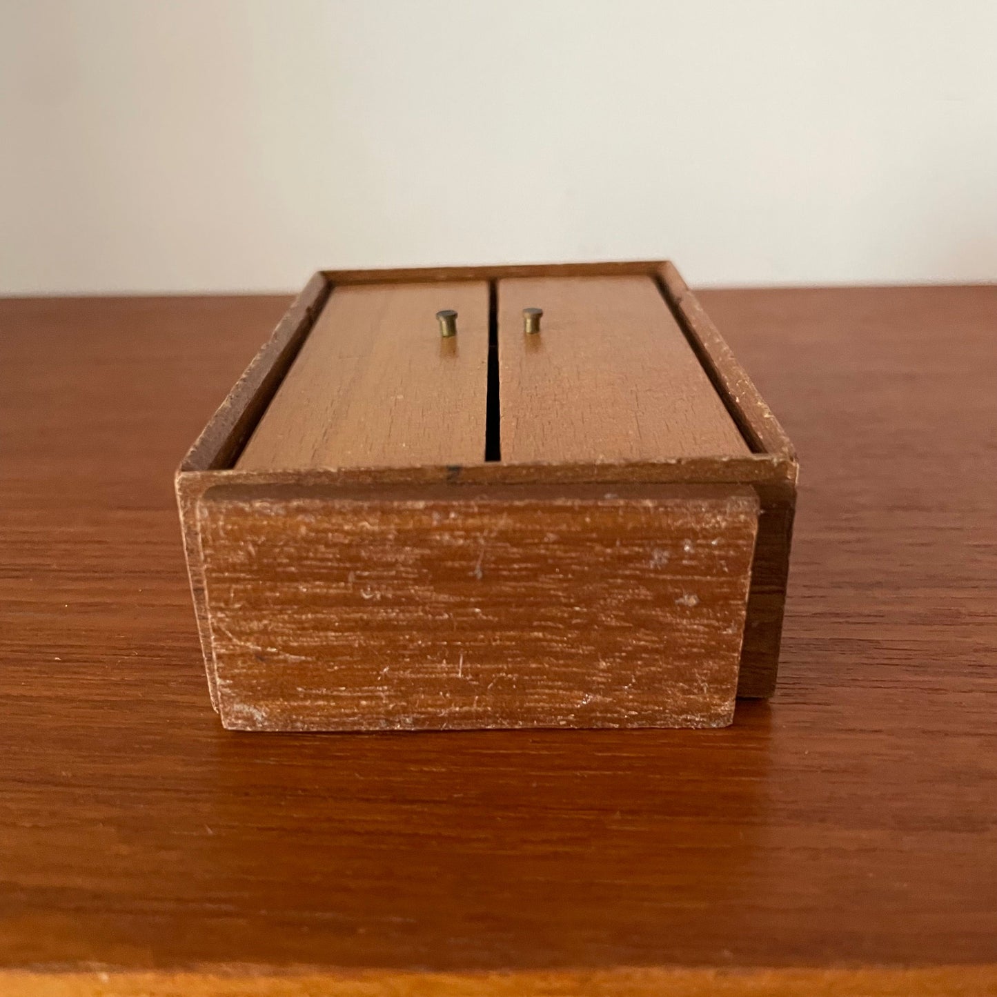 Dolls House Furniture Wardrobe Mid Century Style Wooden Gem