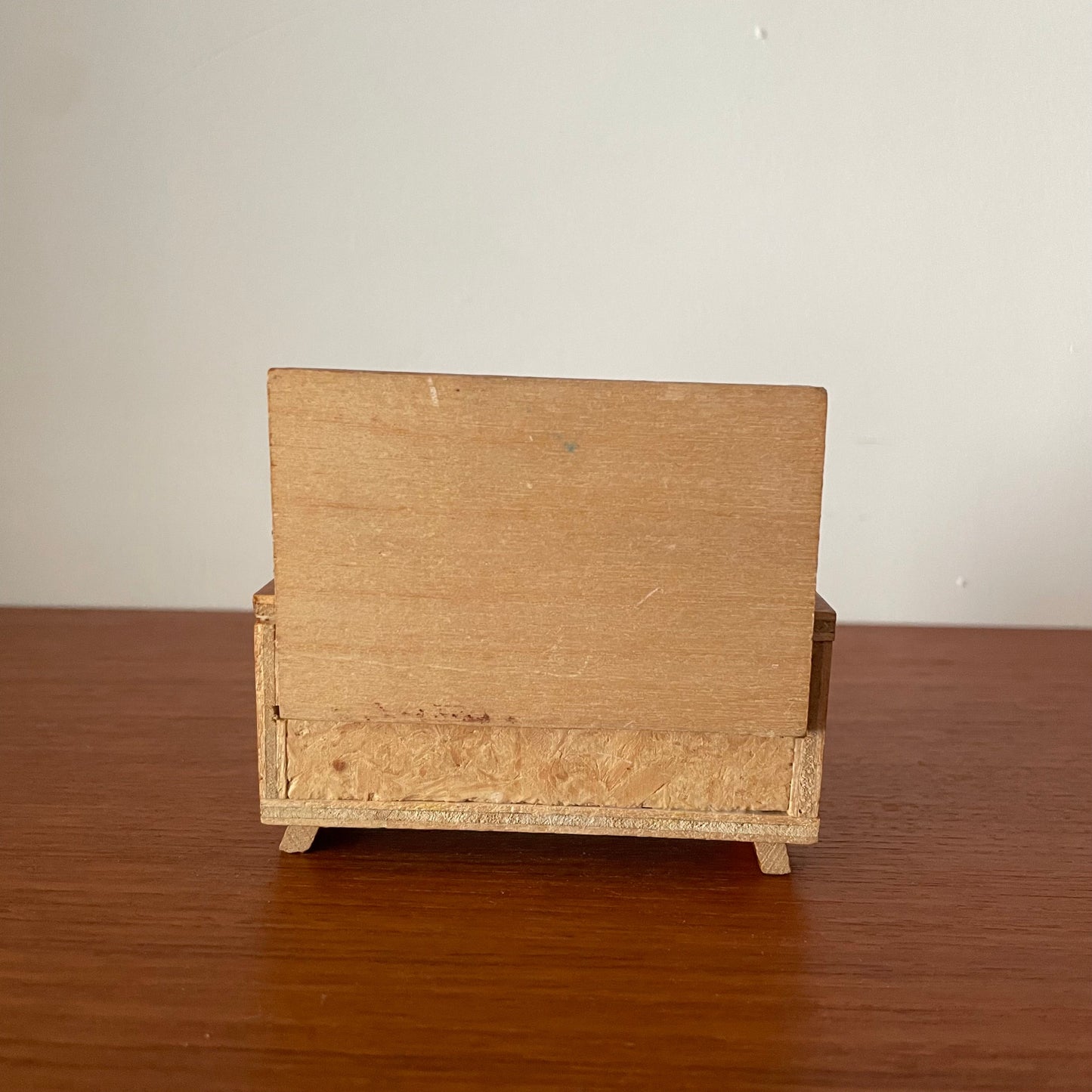 Dolls House Furniture Mid Century Style Dressing Table Wood
