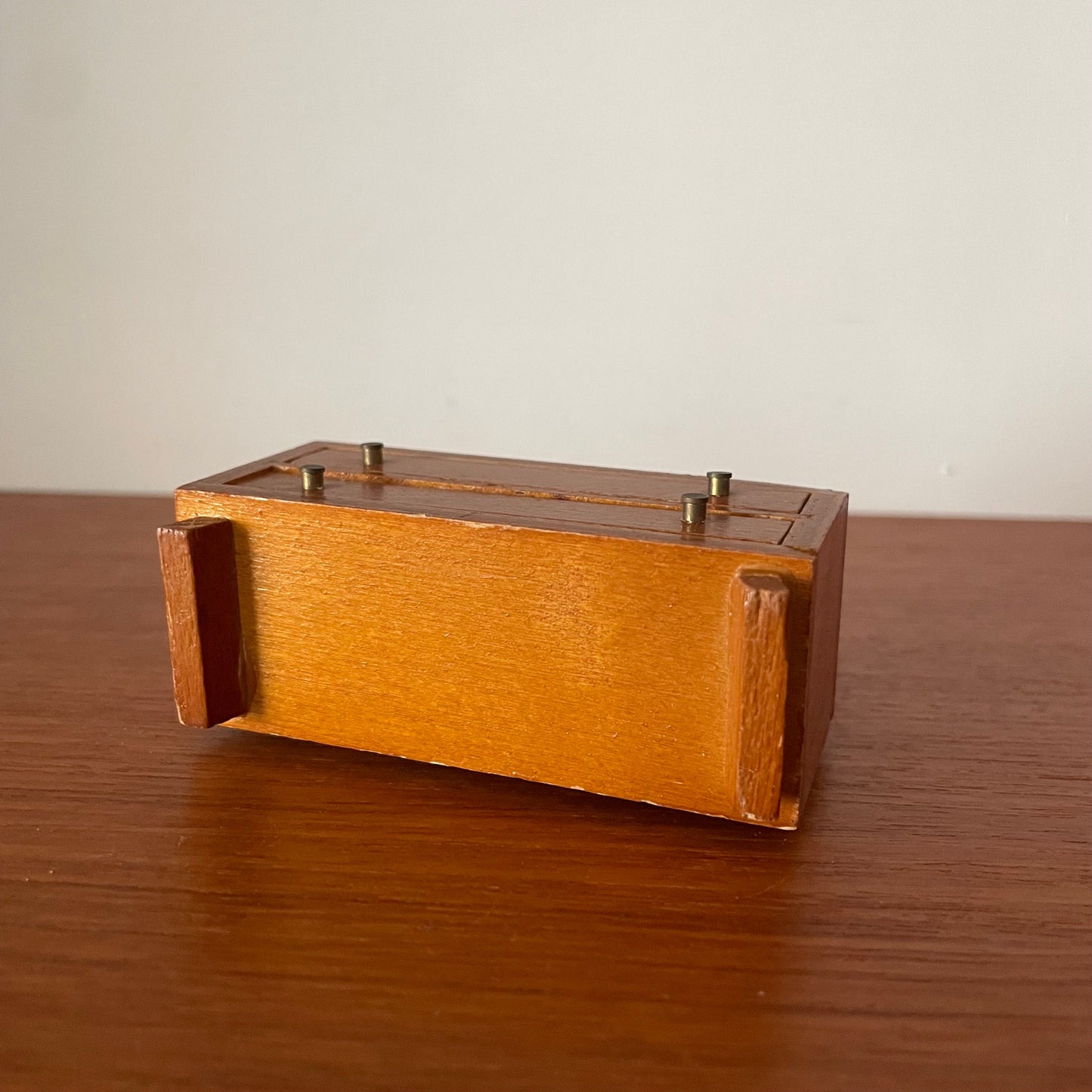 Dolls House Furniture Mid Century Style Dressing Table Wood