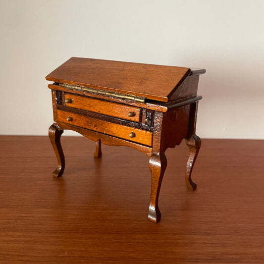 Dolls House Furniture Bureau Brownwood Georgian Style