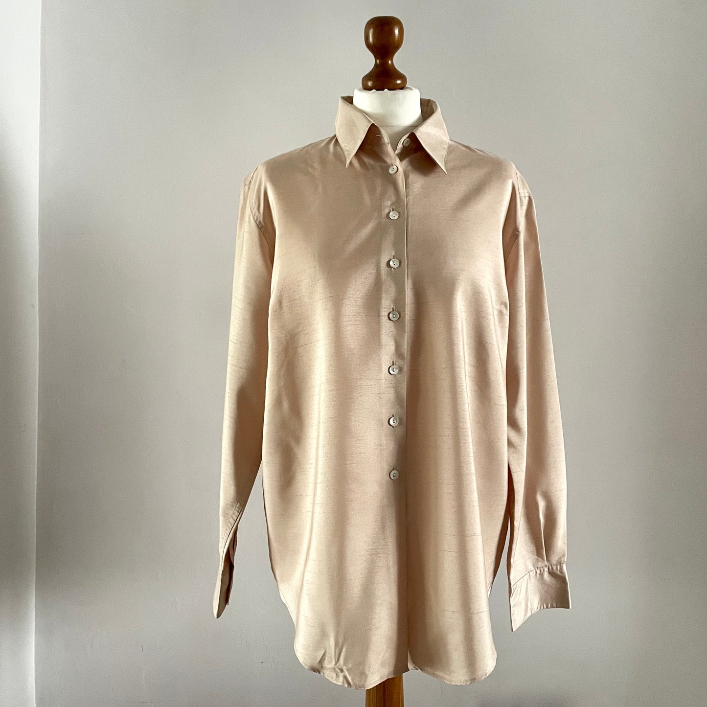 Vintage St Michael from Marks and Spencer Gold Tunic Shirt Blouse