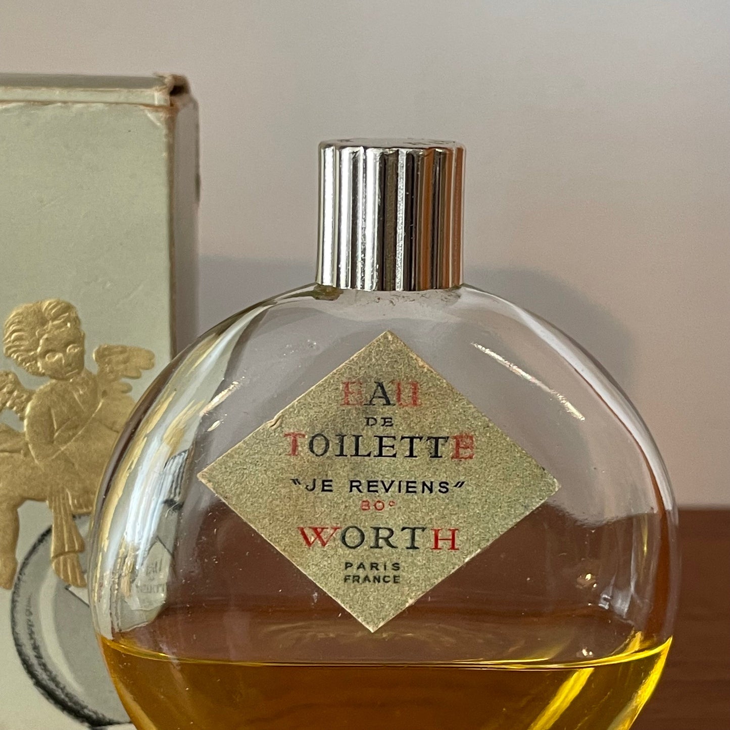 Vintage perfume Je Reviens Worth 80' Eau de Toilette: C504 57ml 1/3 Full