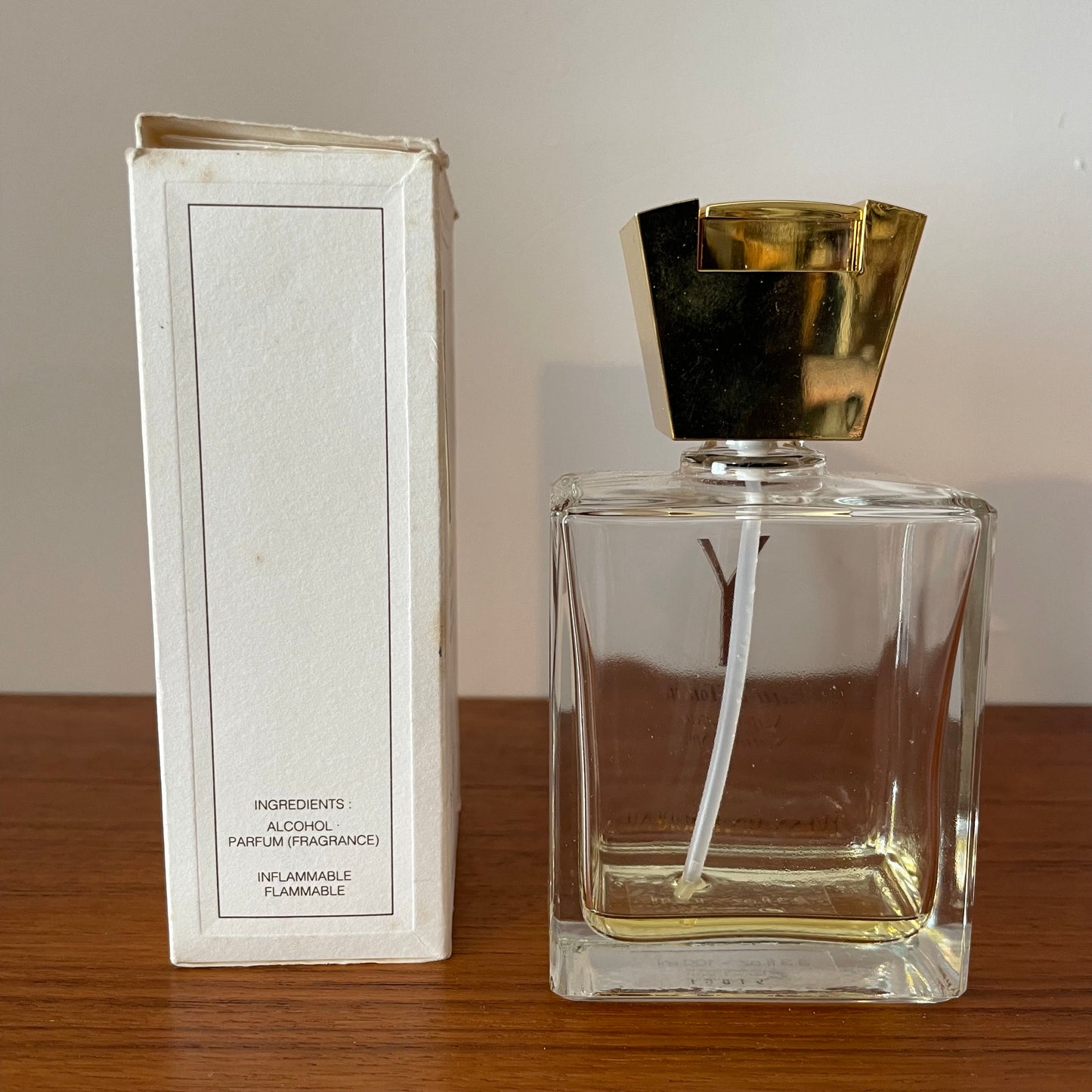 Vintage perfume Y by Yves Saint Laurent 100ml Eau de Toilette Ref9180 Small Amount Left