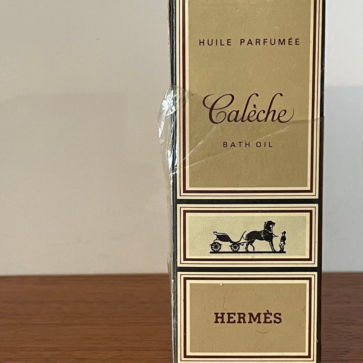 Vintage perfume Hermes Caleche Bath Oil 28cc Nearly Full RARE