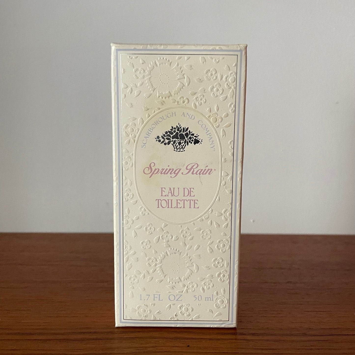 Vintage Spring Rain Eau De Toilette Perfume. Scarborough and Company. 50ml. Full