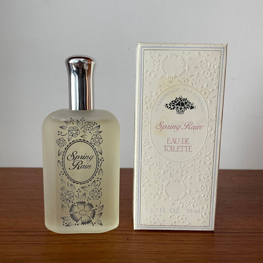 Vintage Spring Rain Eau De Toilette Perfume. Scarborough and Company. 50ml. Full