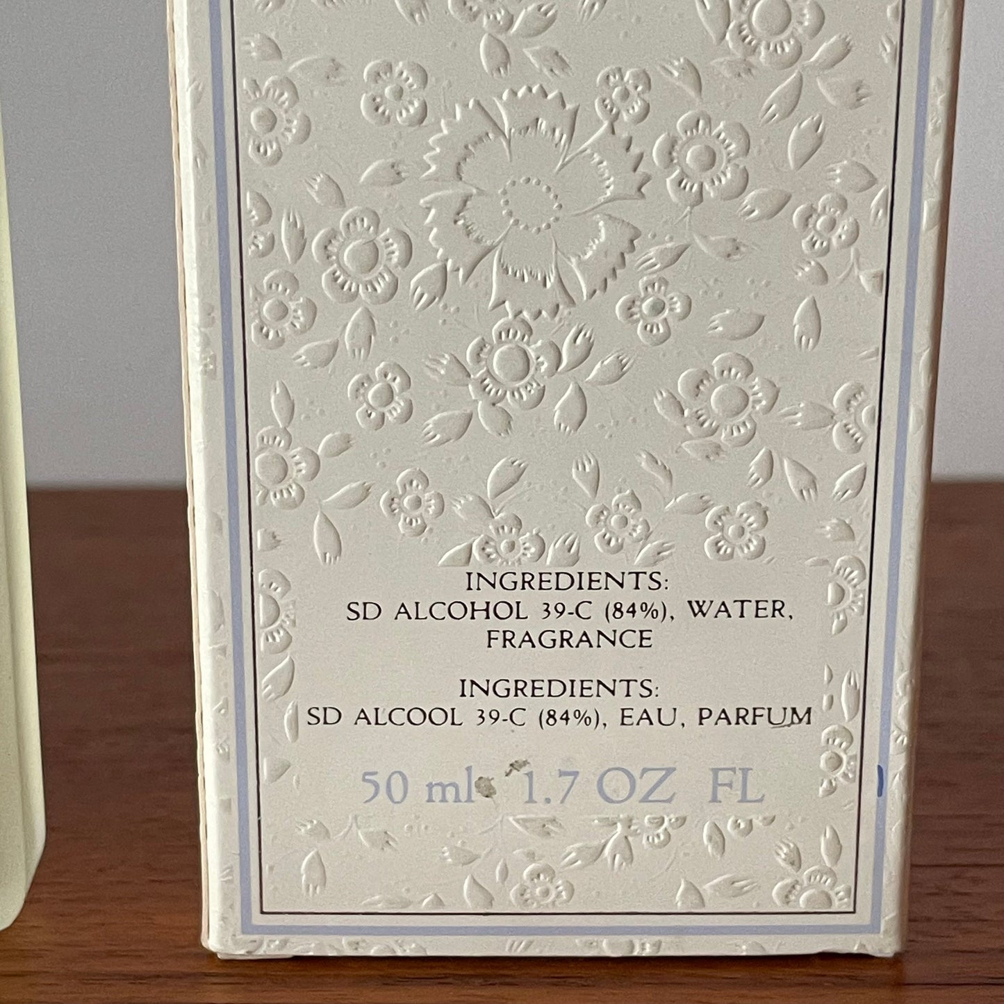 Vintage Spring Rain Eau De Toilette Perfume. Scarborough and Company. 50ml. Full