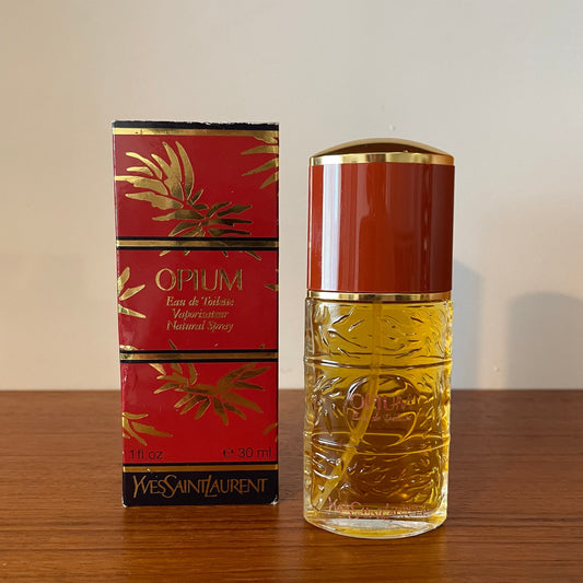 Opium by Yves Saint Laurent 1985 Full + Opened 30ml/001071