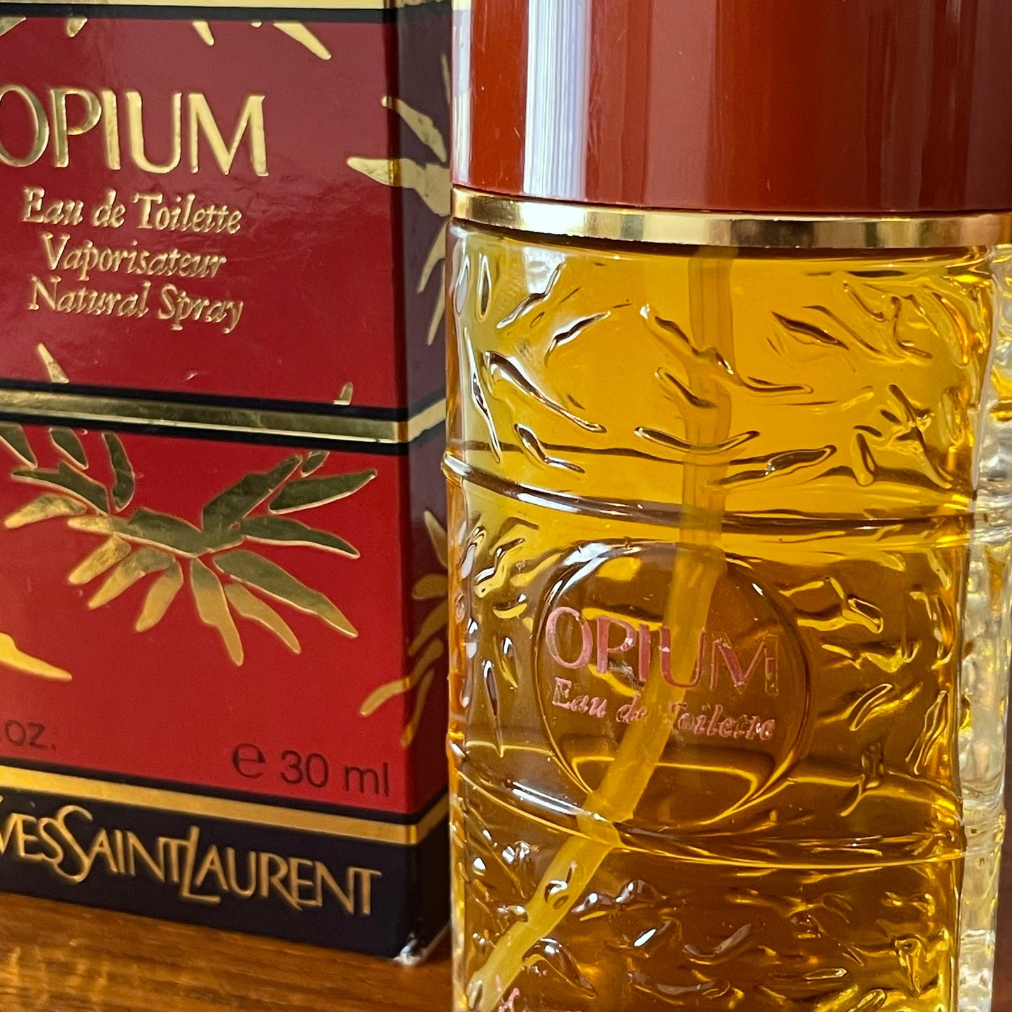 Opium by Yves Saint Laurent 1985 Full + Opened 30ml/001071