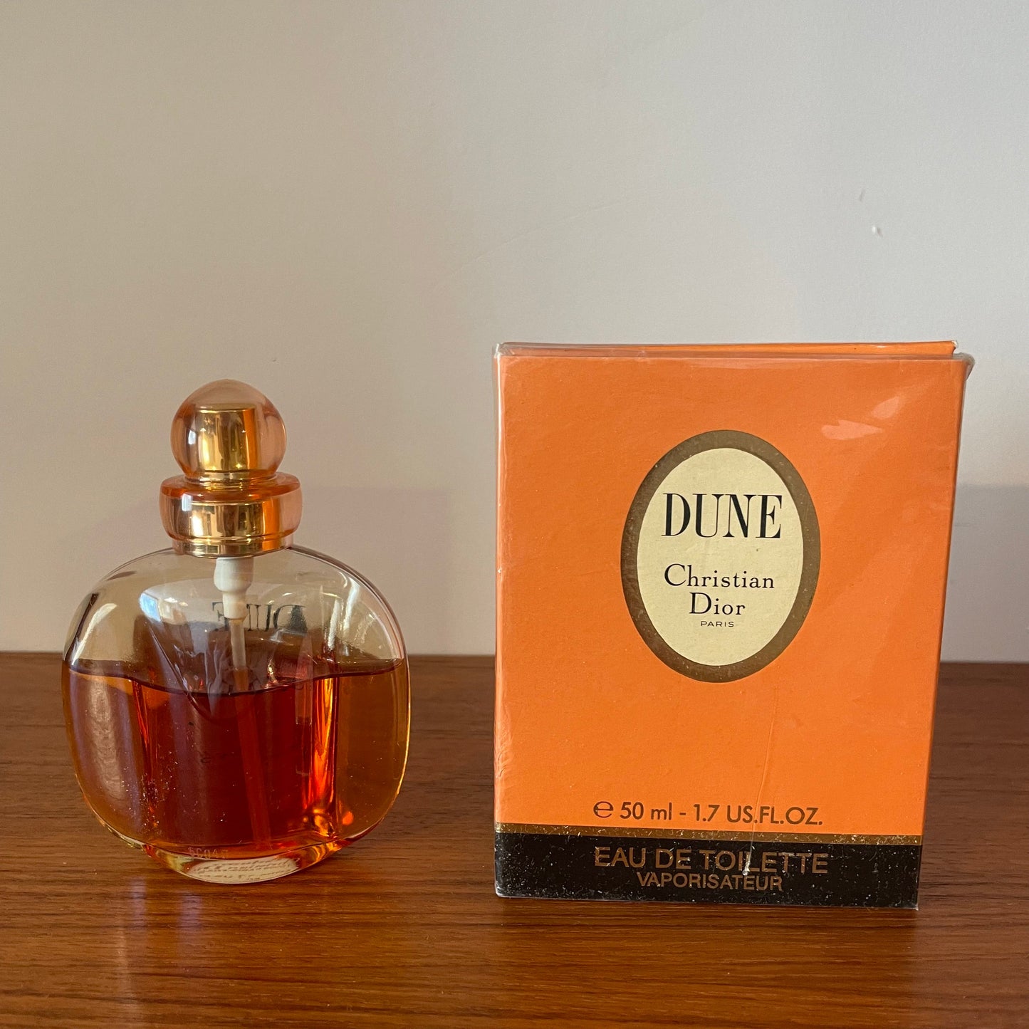 Vintage perfume Dune by Christian Dior 2/3 Full 50ml Eau de Toilette 1995