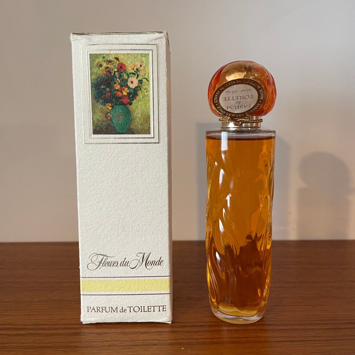 Vintage perfume Fleurs de monde, Faberge 60ml, 1972, Full