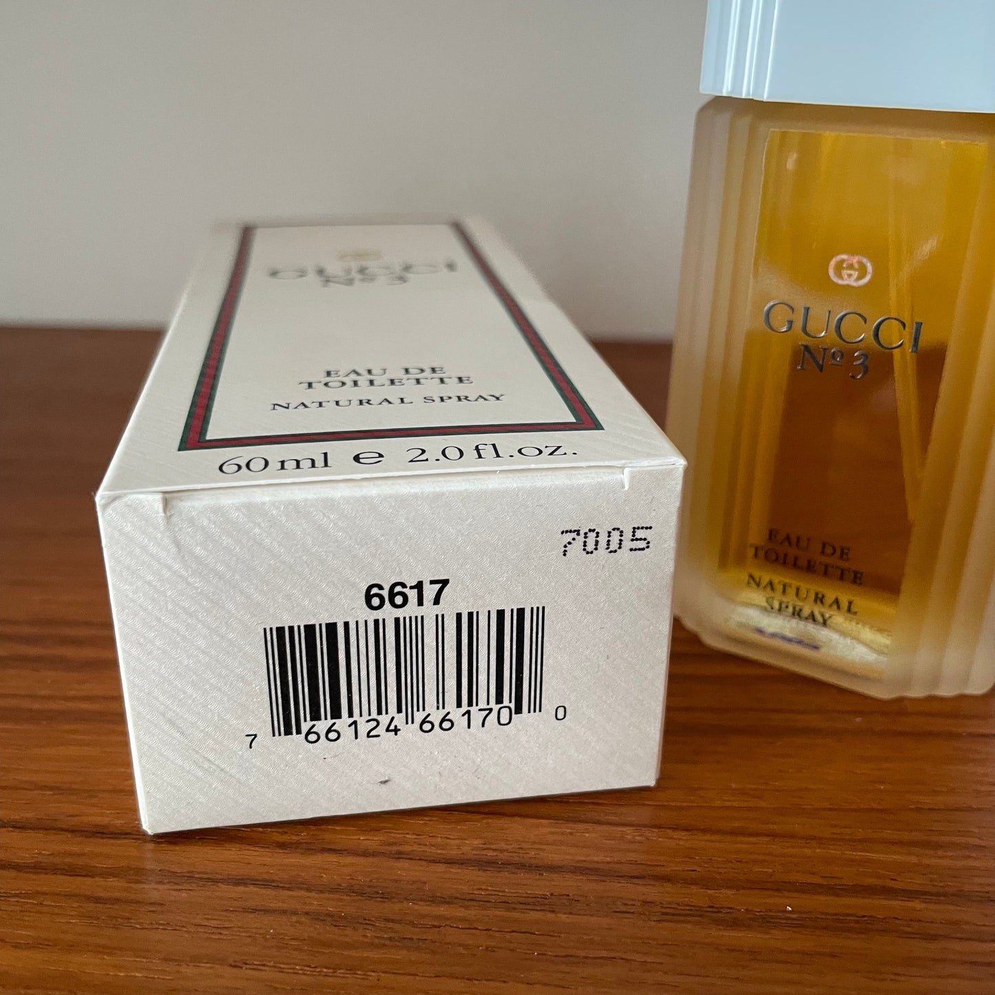 Vintage perfume Rare unused Gucci no.3 eau de toilette 60ml unused no.7005