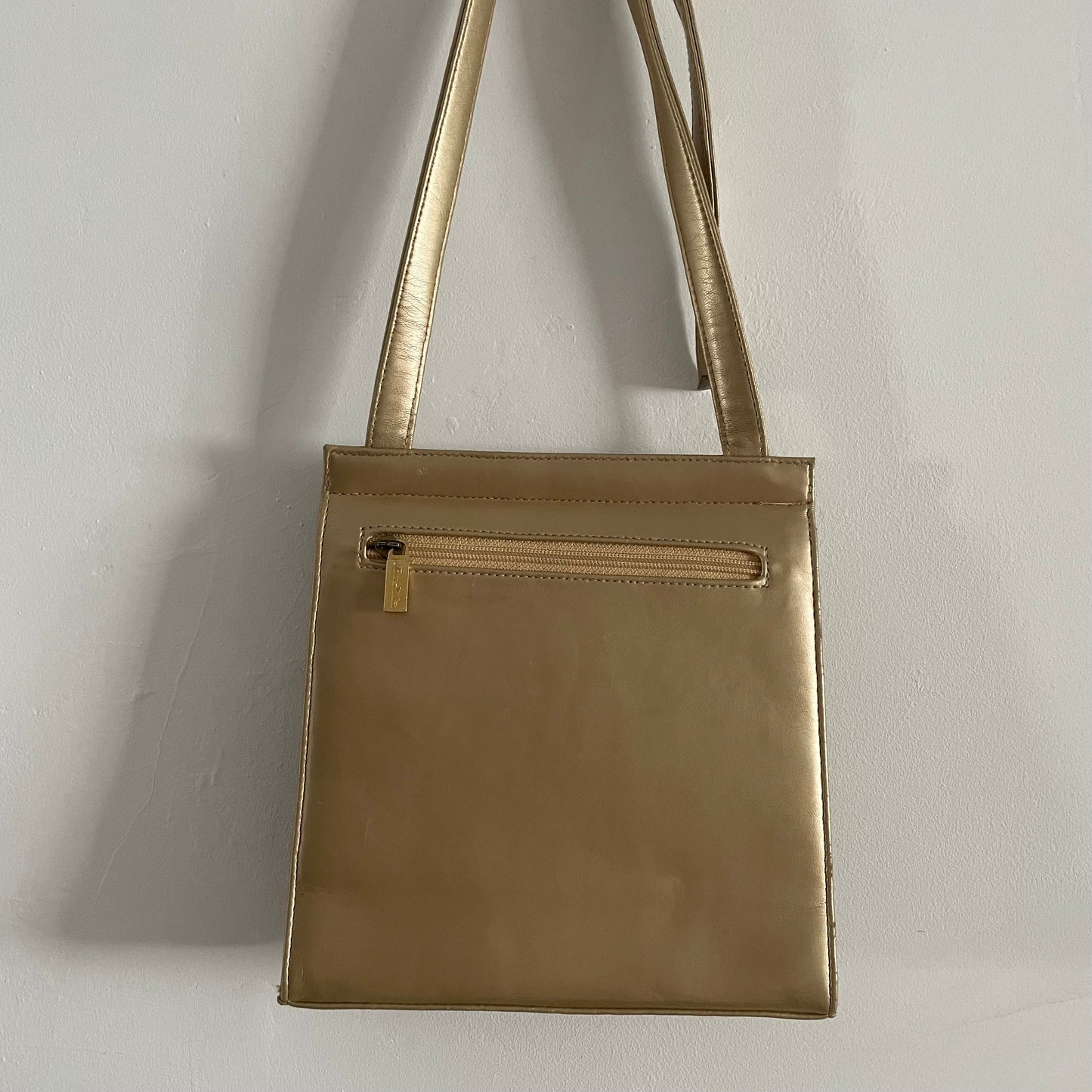 Vintage Japelle by Jane Shilton Gold Evening Handbag with Adjustable Strap