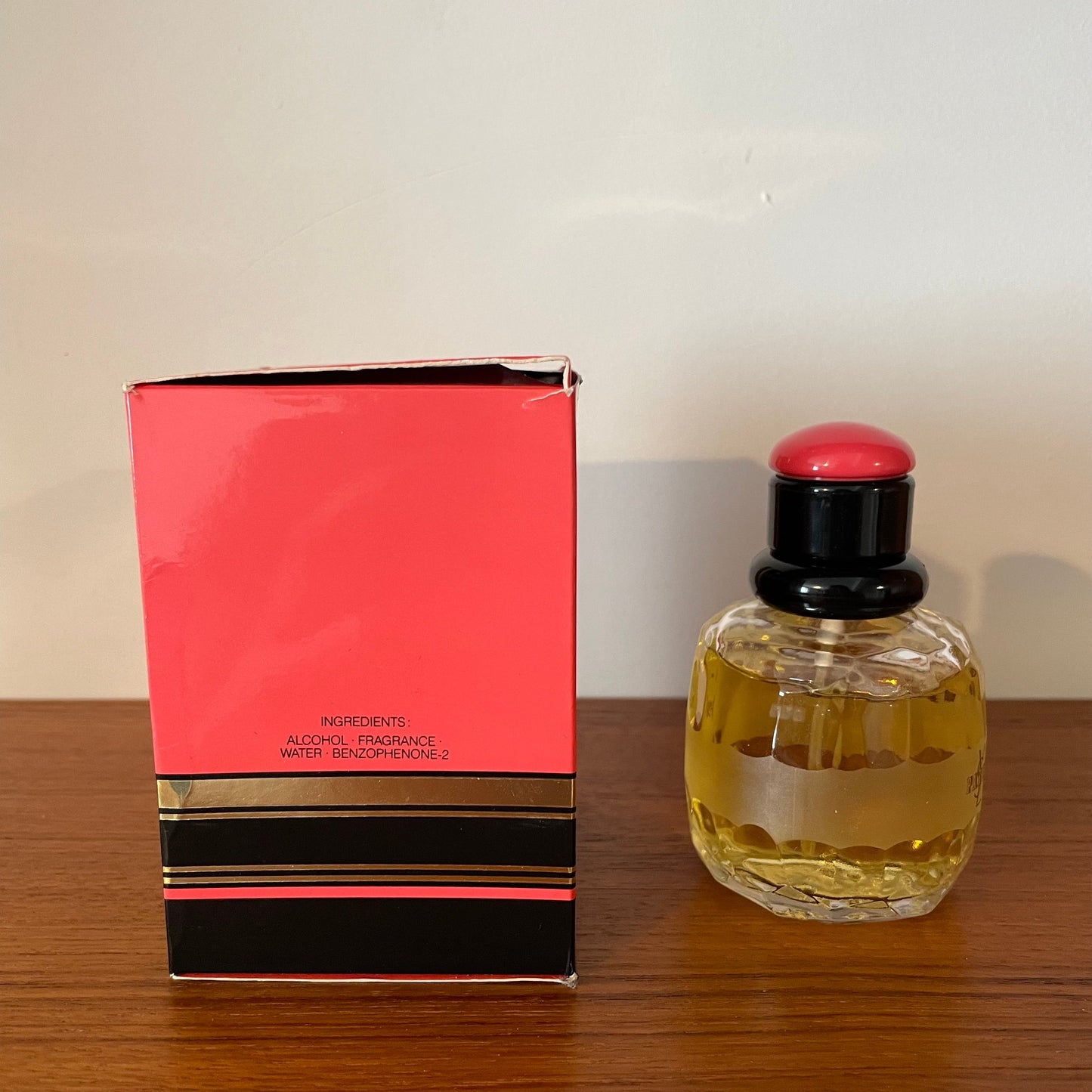 Vintage perfume Paris by YSL, Very Rare Late 80s Unsealed Eau de Toilette Vaporisateur, 75ml, Full