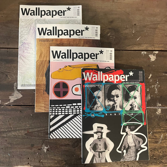 Vintage 4x Job Lot Wallpaper Magazines 2017 with Limited Edition Covers