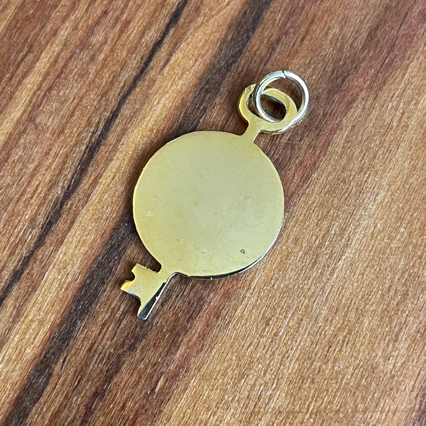 Vintage City of New Orleans Gold Tone Key Charm Pendant