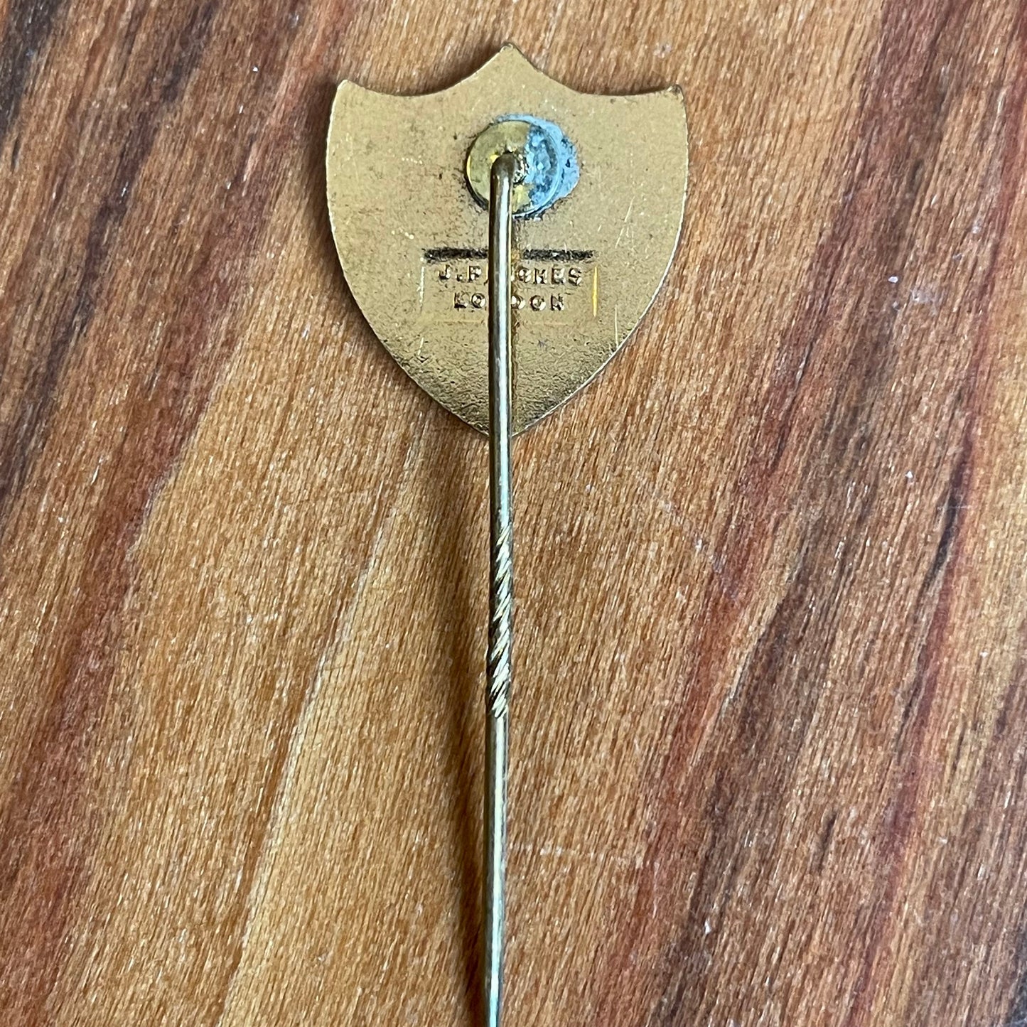 Vintage Enamel Crest J Pinches London Stick Pin