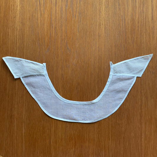 Collar Vintage Detachable White Sheer Collar with Pointed Detail
