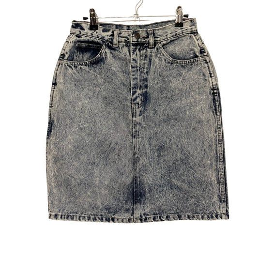 Denim Skirt Mid Length Light Wash 100% Cotton Size 10 Women's Fashion