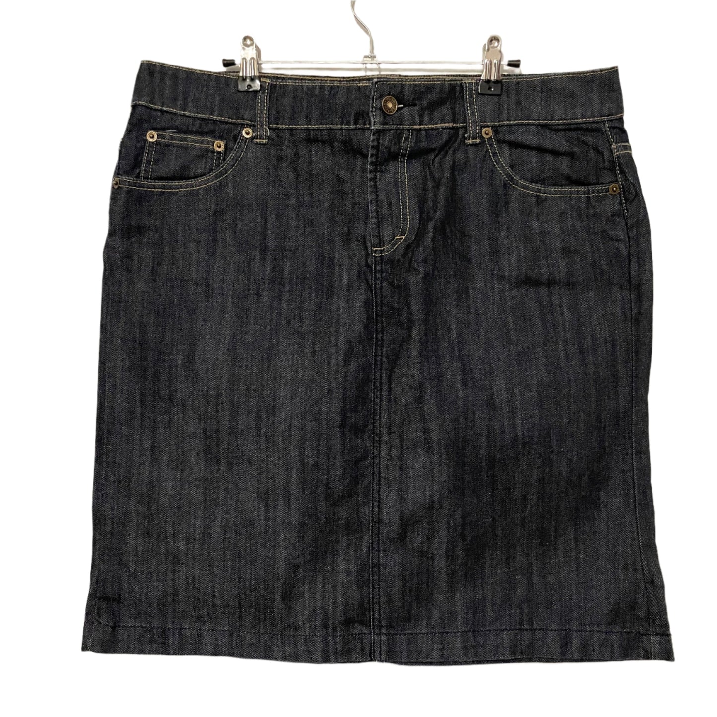Denim Skirt Mid Length Tommy Hilfiger Dark Wash Size 18