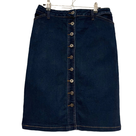 Denim Skirt Mid Length Skirt GG Jeans Dark Wash Size 12