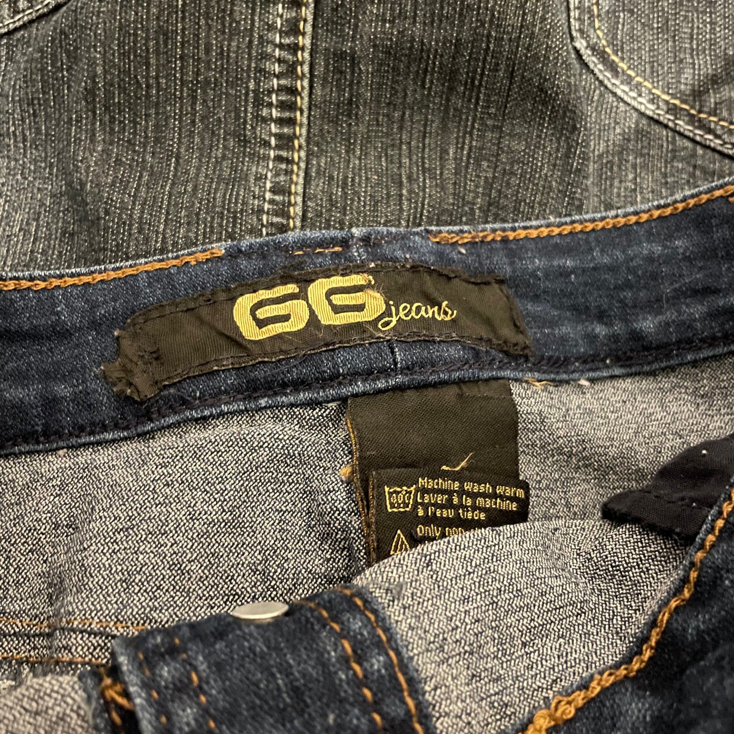 Denim Skirt Mid Length Skirt GG Jeans Dark Wash Size 12