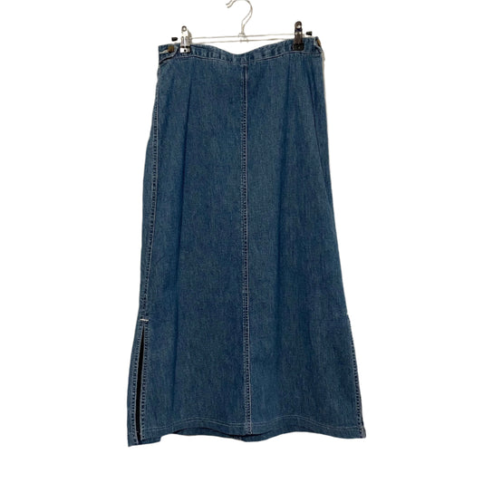 Denim Skirt Maxi Jones New York Sport 100% Cotton Blue. Size 10