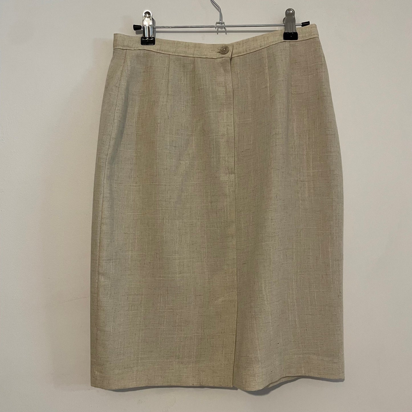 Vintage Beige Pencil Skirt St Michael from Marks and Spencer